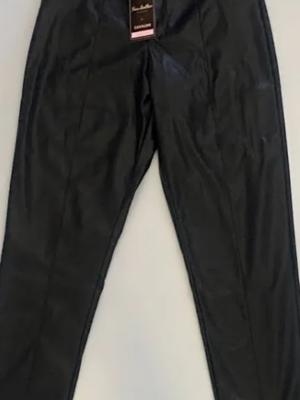 Cavalini Black Faux Leather Leggings